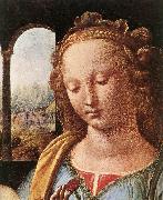 LEONARDO da Vinci, Madonna with a Flower (Madonna Benois) g